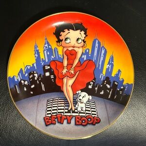 Betty Boop The Toast Of The Town Limited Edition Collector Plate ~